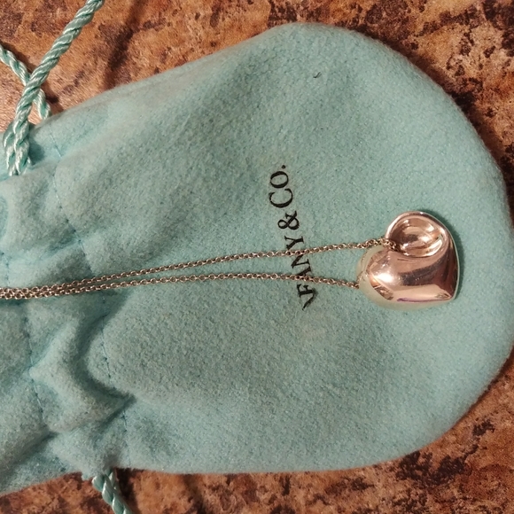 Jewelry - tiffany and co. .925 sterling silver heart necklac